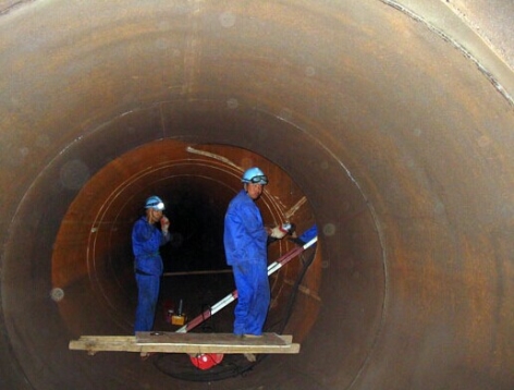 管道內壁的防腐聚脲噴涂案例